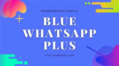 blue whatsapp plus apk